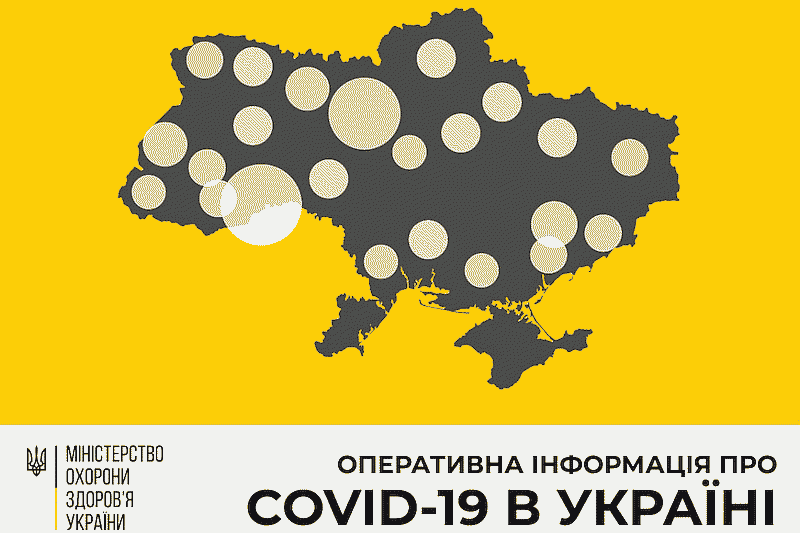 Оперативна інформація про COVID-19 в Україні