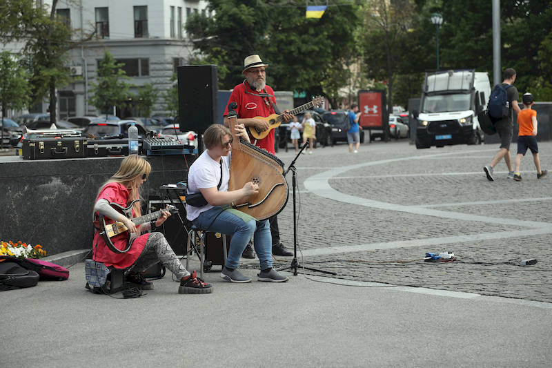 Концерт протеста в саду Шевченко