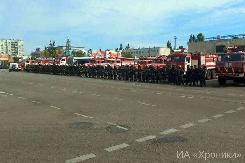 Протест енергодарських пожежників