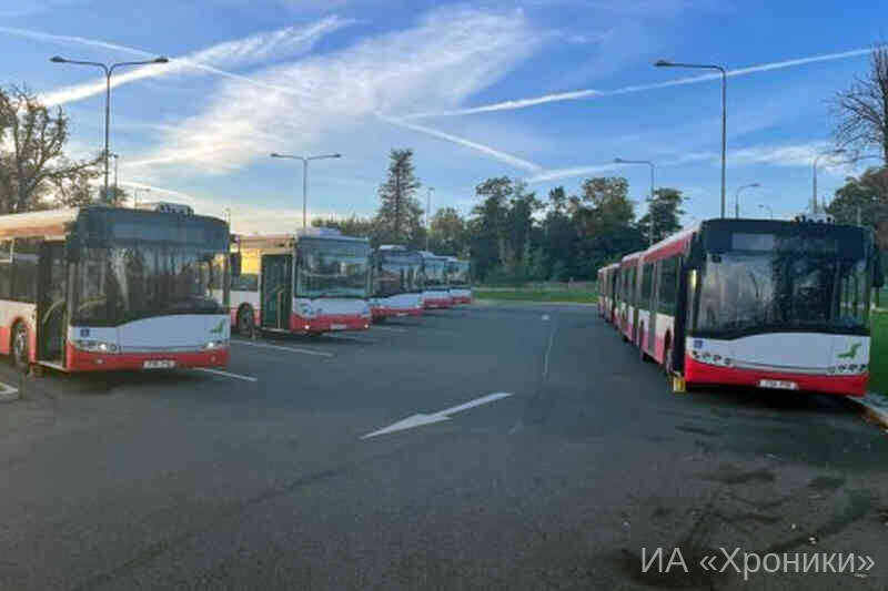 Чешские автобусы в Харькове