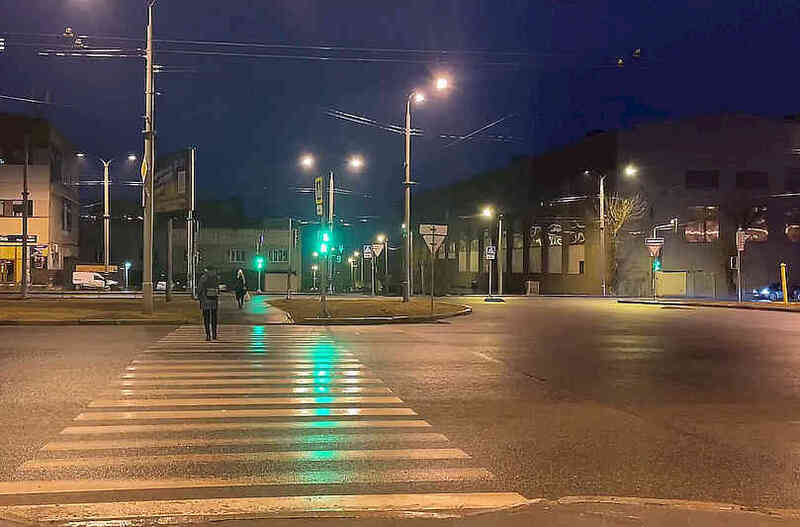 Уличное освещение в Харькове