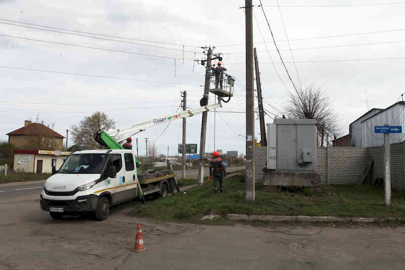 Відновлення електропостачання у селі Циркуни