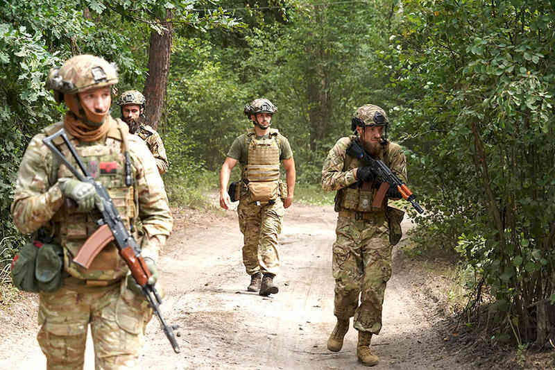 Гвардійці на тренуваннях