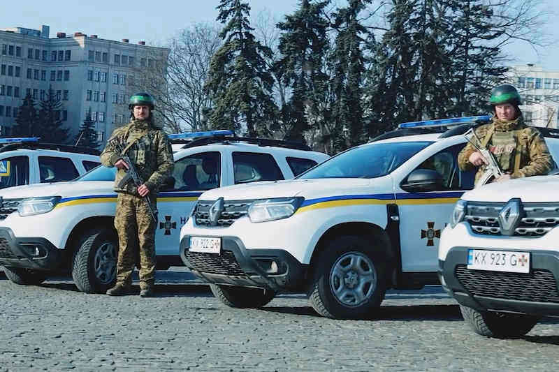 Автопатрулі 5 Слобожанської бригади «Скіф» НГУ