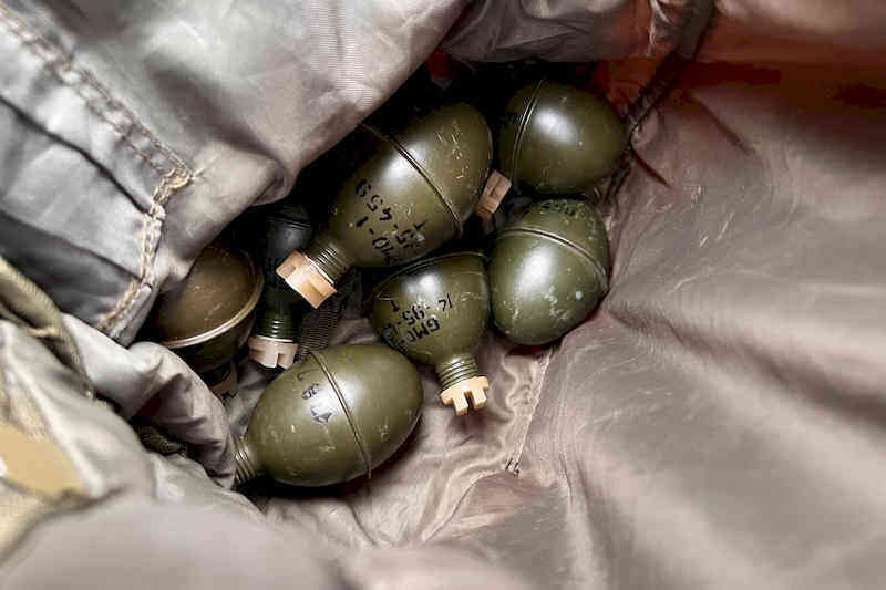Боеприпасы, изъятые у водителя автомобиля