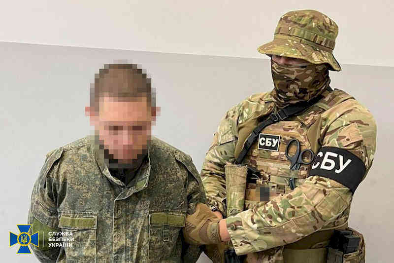 Пленный рашистский палач и убийца Артем Куликов