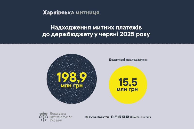 Поступления таможенных платежей в госбюджет в июне 2025 года