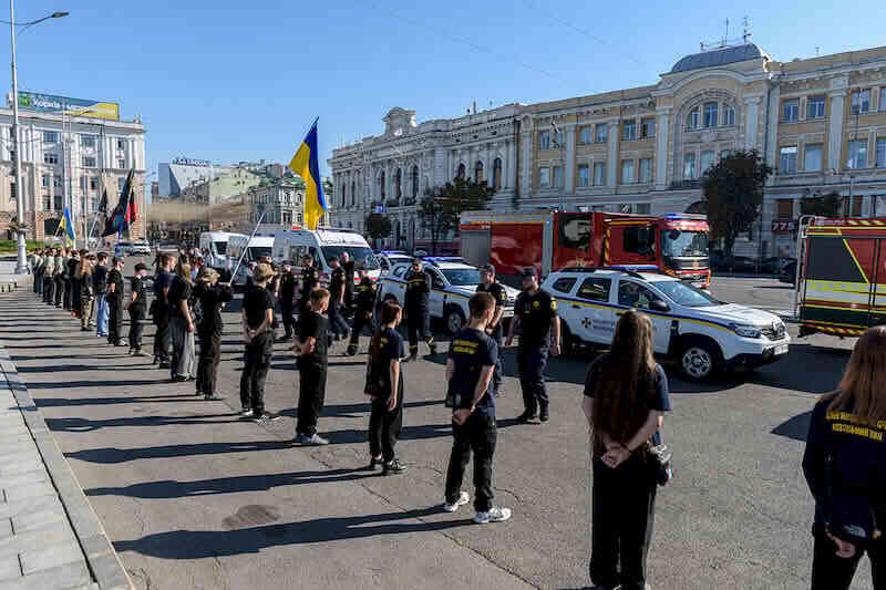 Акция памяти военнослужащих и сотрудников системы МВД, погибших за независимость, суверенитет и территориальную целостность Украины