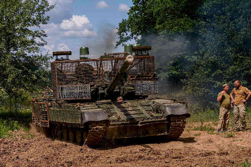 Танк5 Слобожанської бригади «Скіф»