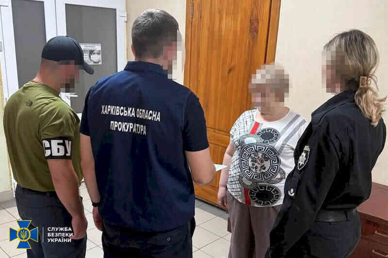 Задержание коллаборантки