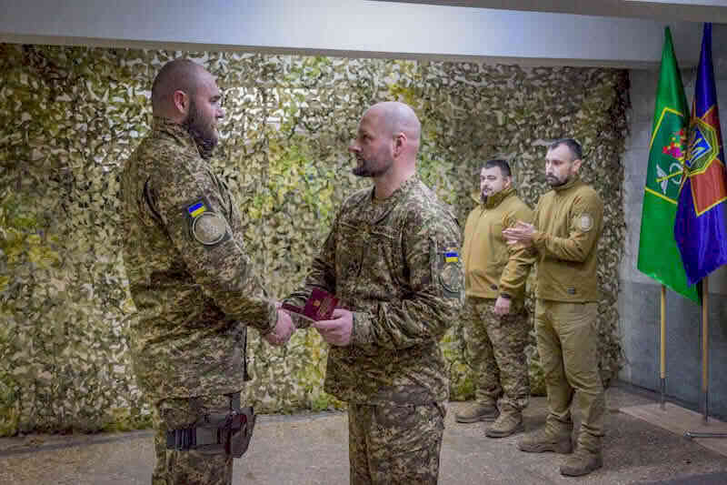 Нагородження бійців 5 Слобожанської бригади «Скіф» НГУ