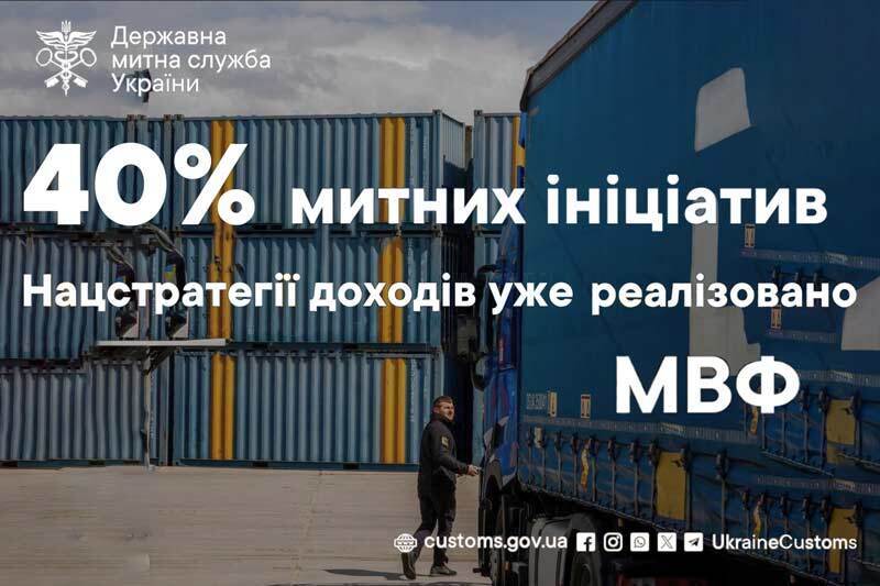 40% таможенных инициатив Нацстратегии доходов уже реализовано – МВФ
