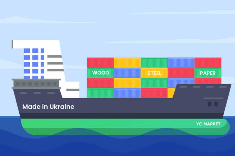 Экспорт украинского металла, дерева и бумаги