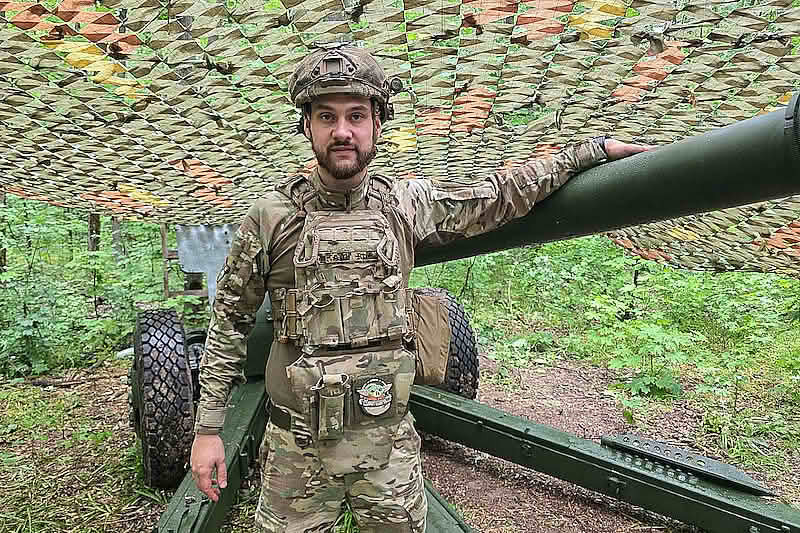 Артиллерист 5-й Слобожанской бригады с позывным «Луком»
